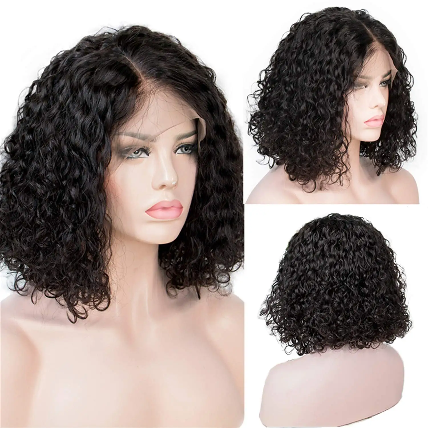 Wigs Human Hair Long Straight WigLace Front Brazilian Weaving 13x4 Body Wave Bob Water  Inch Waves Blonde Princess