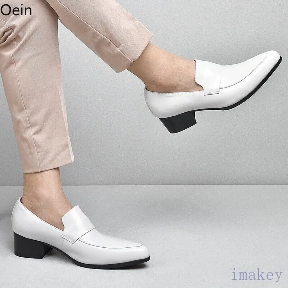 Мужские деловые туфли-оксфорды из натуральной кожи для жениха формальные