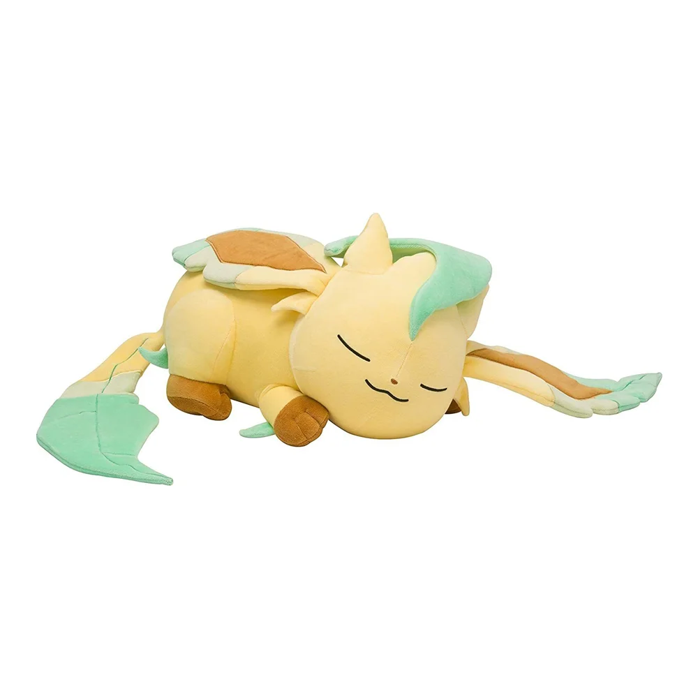 Jouet en peluche Pokemon pour enfants  jouet en forme de feuille de sommeil  poupée  cadeaux de noël