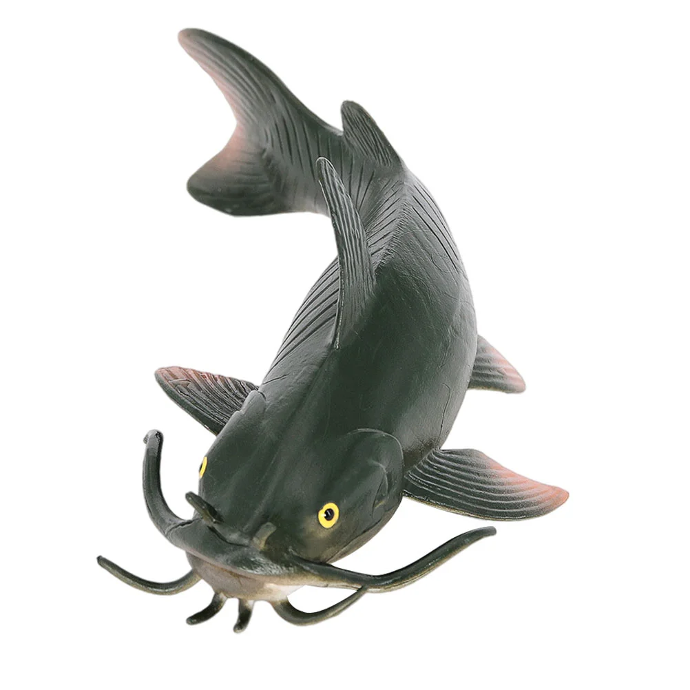 

Fish Catfishfake Ornament Model Plaything Sea Kids Animalanimals Imitated Children Creature Cognitive Tabletop Artificial