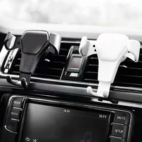 gravity car air vent clip universal auto phone holder mount mobile phone holder cellphone stand support for iphone for samsung