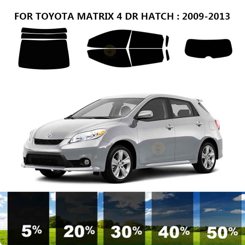 

Precut nanoceramics car UV Window Tint Kit Automotive Window Film For TOYOTA MATRIX 4 DR HATCH 2009-2013