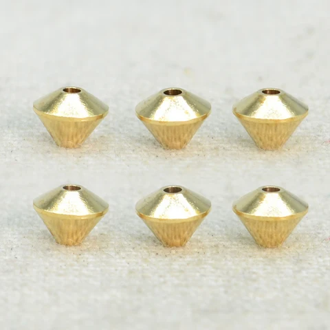 Латунные бусины НЛО SunMoon 50 шт.