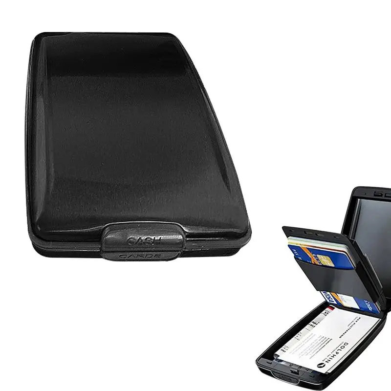 

Metal Credit Card Holder Aluminum Alloy RFID Wallet For Men Women Aluminum Alloy Card Wallet Protector For Men And Women