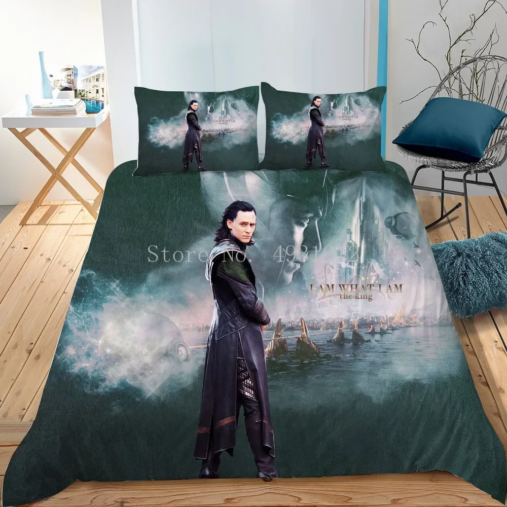 

Комплект постельного белья Bandai Anime Loki Laufeyson для детей из полиэстера