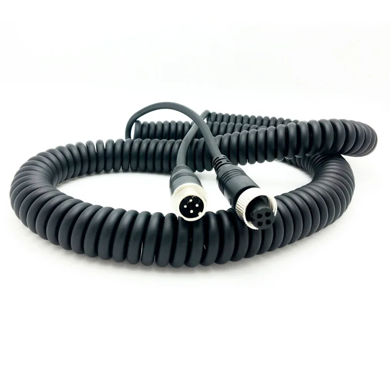 

4-pin 4-hole Shrinkage Extension Line Special Spring Extension Line for Truck Recorder Semi Trailer Crane Aviation Head