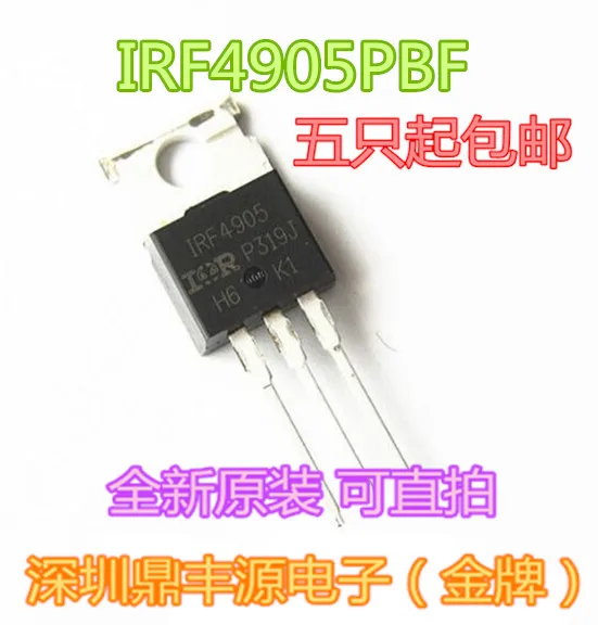 

Комплекпосылка mailIRF4905PBF TO-220 74A/55V/200W 10 шт.