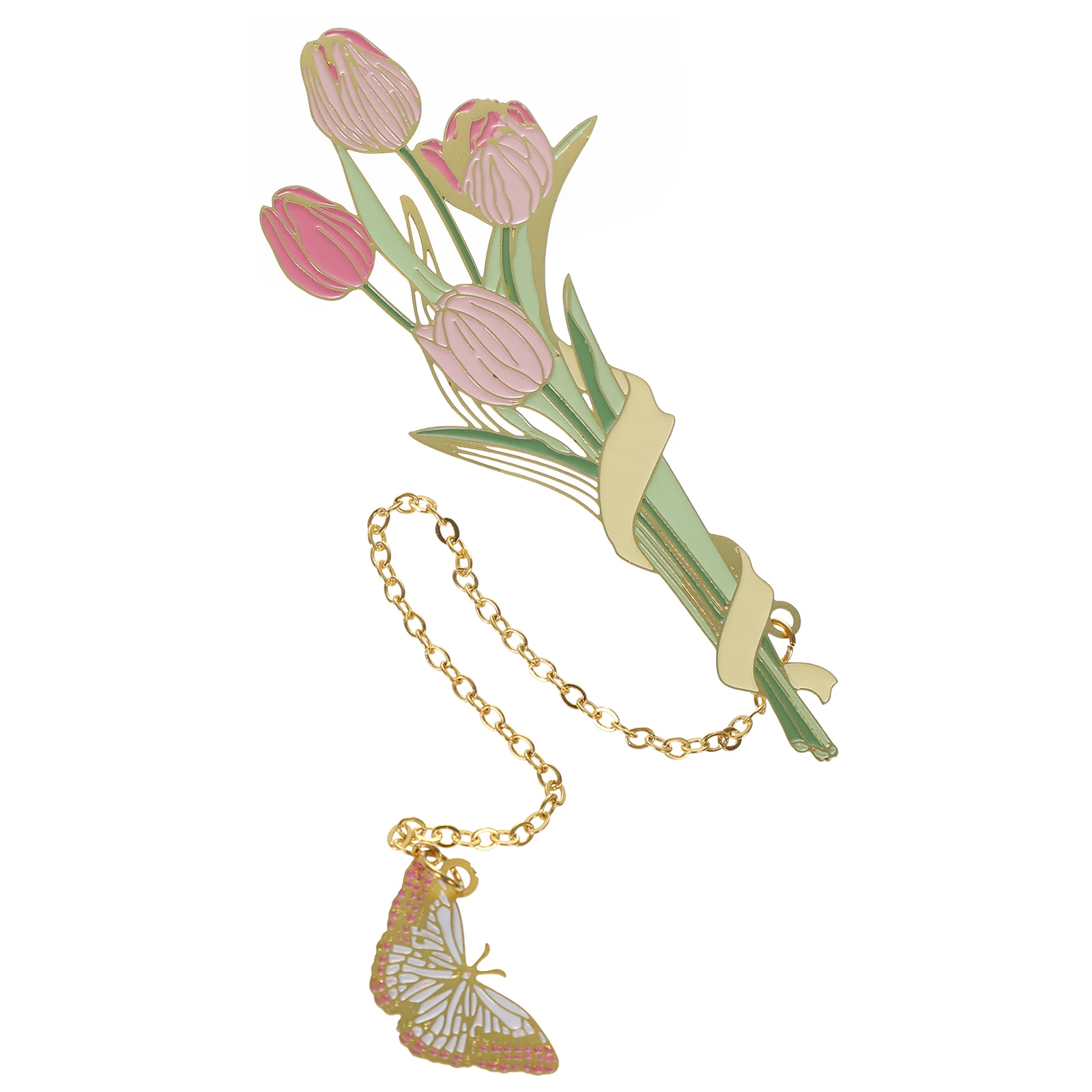 

Flower Bookmark The Gift Bookmarks Adornments Metal Page Markers Hollow-out Decorative Student Books accessories