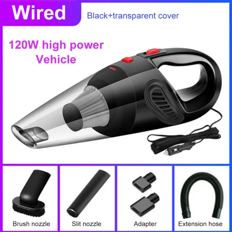 

Wireless 6000Pa Car Vacuum Cleaner 12V Cordless Powerful Cyclone Suction Wet/Dry Vacuum For Auto Home Handheld Cordless Vacuums