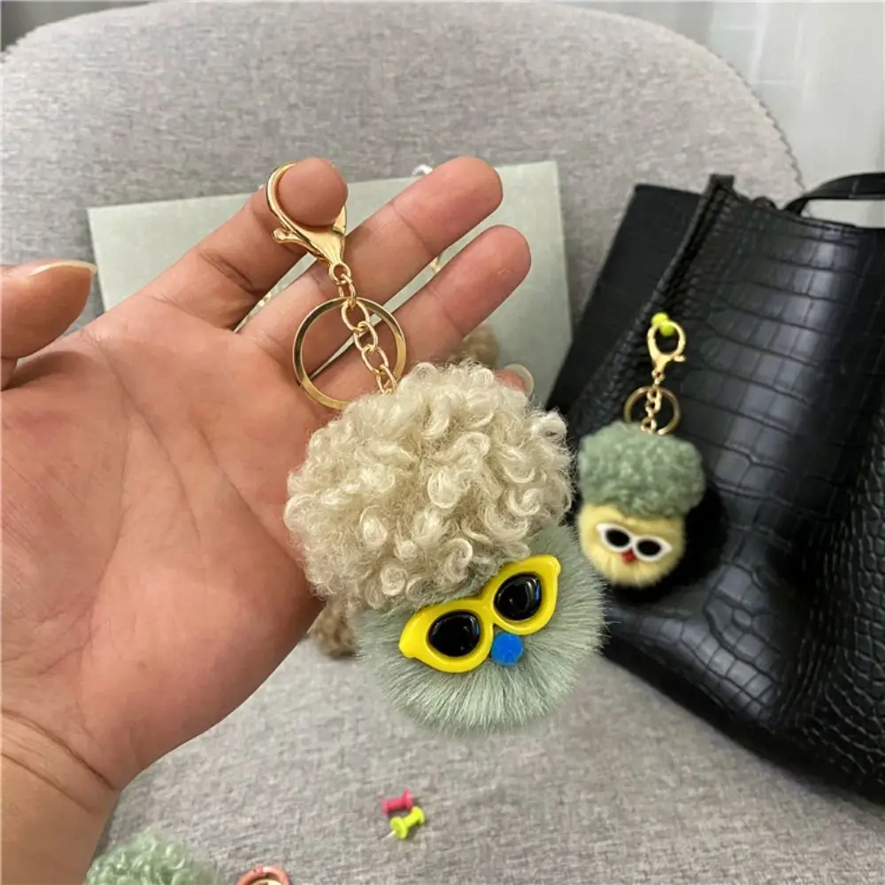 

Аксессуары для сумки, мягкие животные, мультяшный меховой брелок, подвеска, украшение для рюкзака, плюшевый брелок