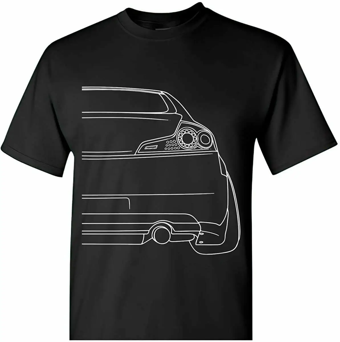 

Mens Tshirt G35 Rear Outline - Shirts for Men Graphic S-3XL