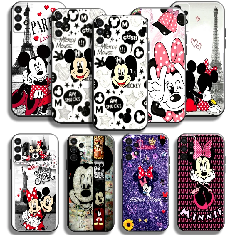 

Cartoon Minnie Mickey Mouse Phone Case For Samsung Galaxy A11 A12 A21 A21S A22 A30 A31 A32 A50 A51 A52 A70 A71 A72 5G Funda