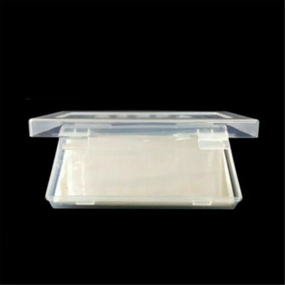 

100x Clear Case Paper Money Holders Currency W/ Box Plastic Storage Pocket Sleeves Kit Polypropylene Organizers