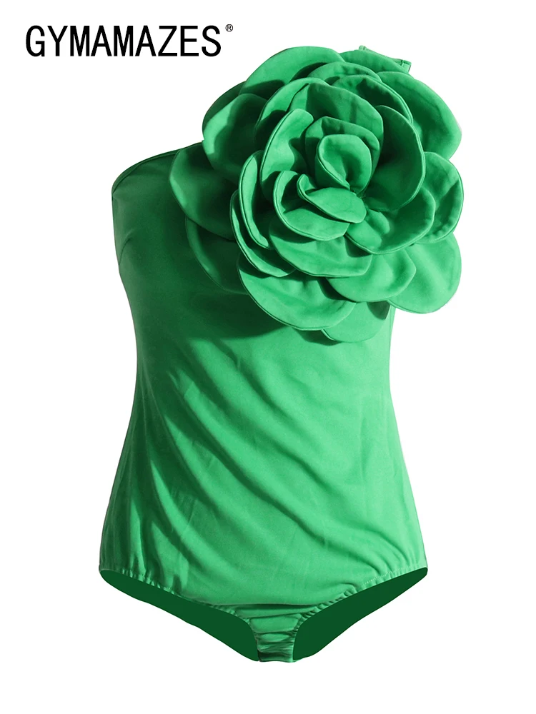 

Боди женское однотонное составного кроя с аппликацией и воротником-лодочкой