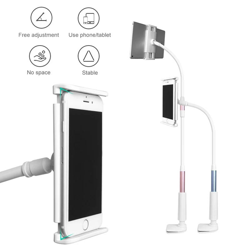 

Universal Desktop Holder Bed Long Arm Lazy Stand 360 Rotation Mount Mobile For Phone Tablet Universal Lazy Bracket