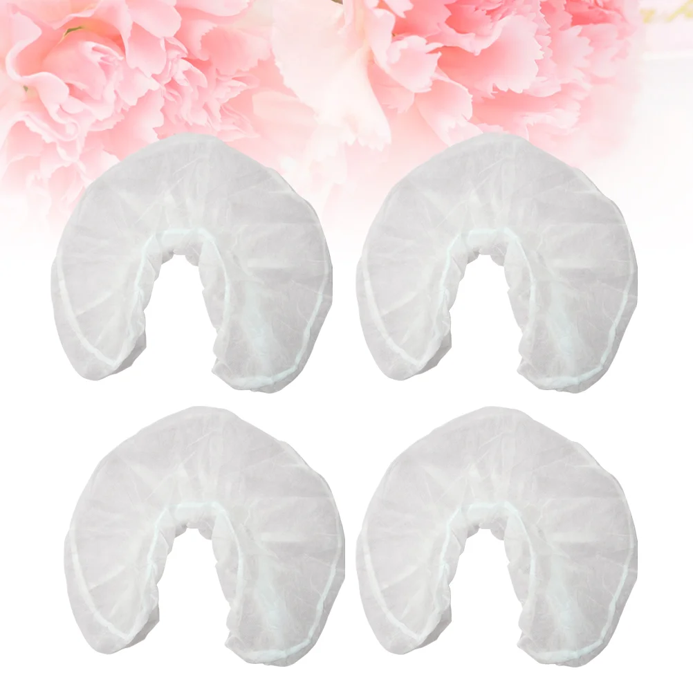 

50pcs Face Pillow Cover Bed Pillow Towel Cover Spa Face Covers Disposable Pillowcase Salon Headrest Covers
