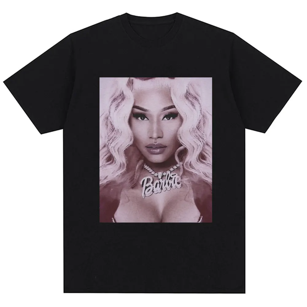Рэпер Nicki Minaj Футболка Super Freaky Girl Set List с коротким рукавом Мужчины Женщины Хип-хоп