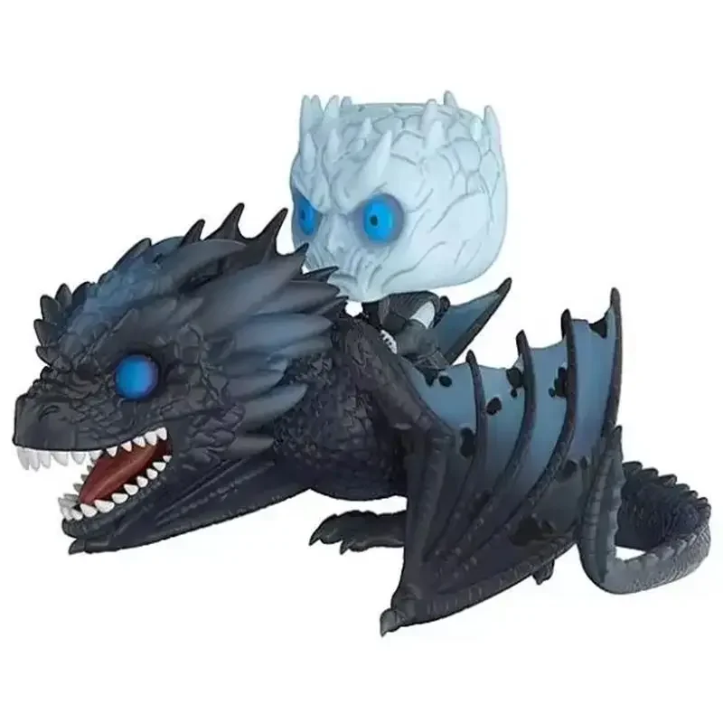 Фото Funko Pop Games: Король Ночи верхом на драконе 15 #   58 #   Коллекционные виниловые фигурки и модели персонажей из сериала «Игра престолов» для детей в подарок №5