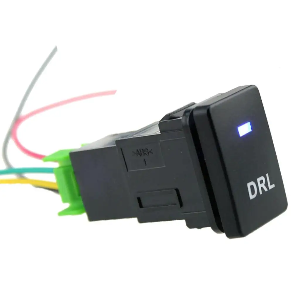 

DC12V Push Button DRL Light Pattern Wiring Switch for
