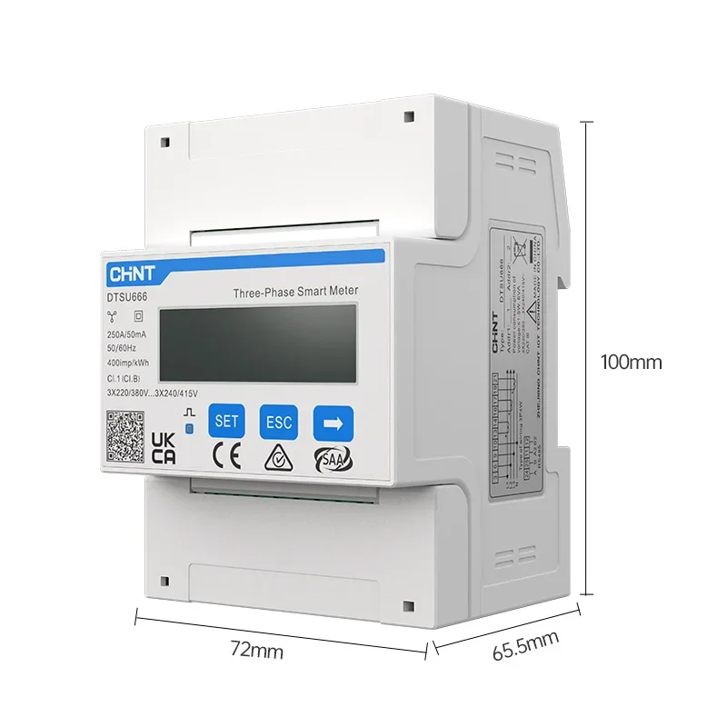Умный трехфазный электронный измерительный прибор