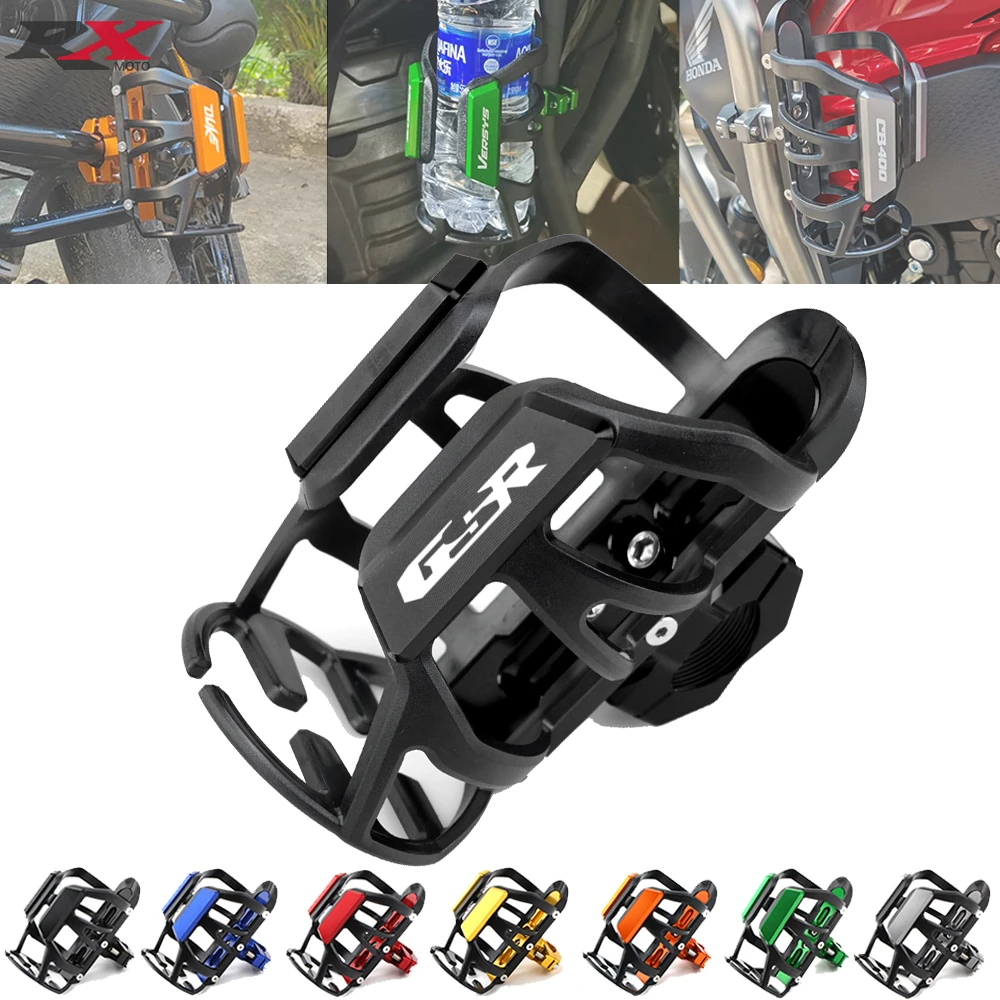 

For SUZUKI GSR400 GSR600 GSR750 GSR 400 600 750 CNC Motorcycle Beverage Water Bottle Cage Sdand Drink Cup Holder Accessories