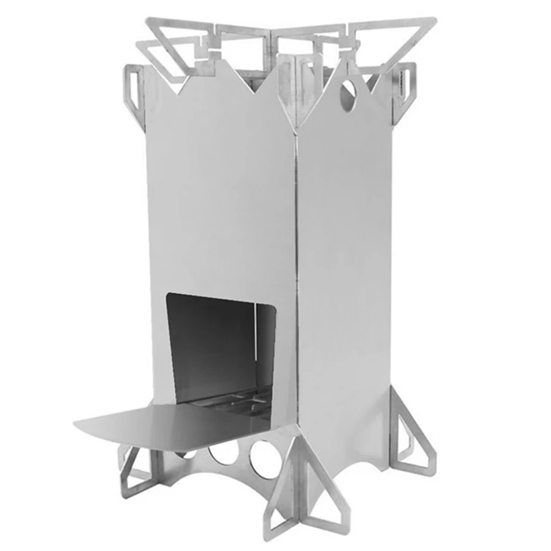 

1 шт. портативная деревянная плита из нержавеющей стали, туристическая ракетная плита, деревянная плита, аксессуары для кемпинга