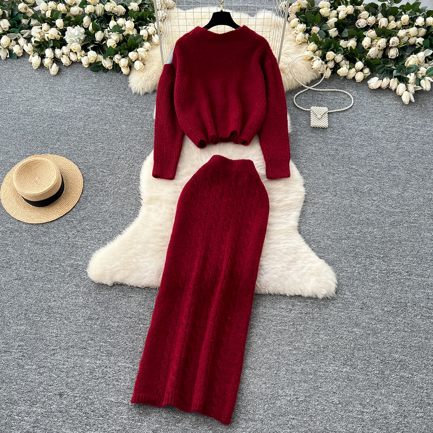 Женские лоскутные комплекты джинсовой одежды топы на пуговицах с v-образным