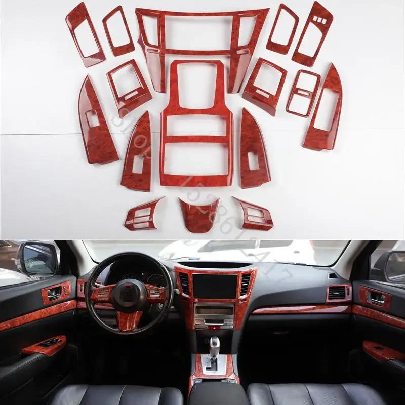 Для Subaru Outback 2010 2011 2012 2013 2014 автомобильные аксессуары ABS центральная консоль