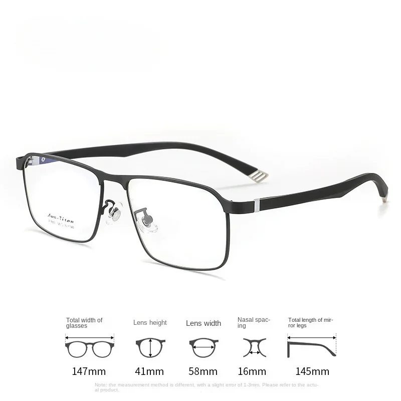 EOOUOOE квадратные прогрессивные очки по рецепту из сплава для мужчин и женщин
