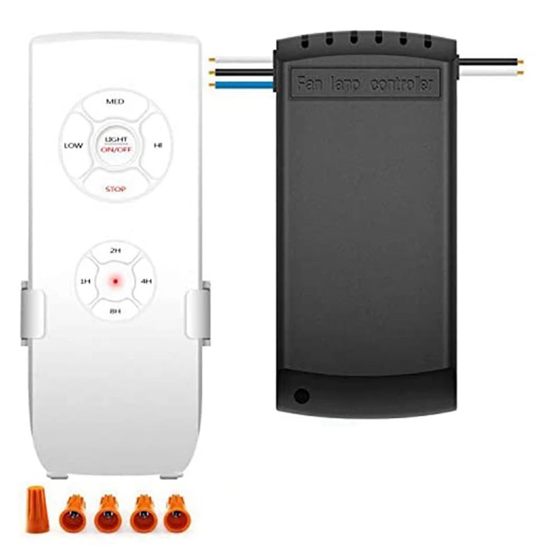 

Smart Wifi Fan Switch Ceiling Fan And Light Remote Control Kit, 110V Wifi Fan Controller Compatible With Alexa Google
