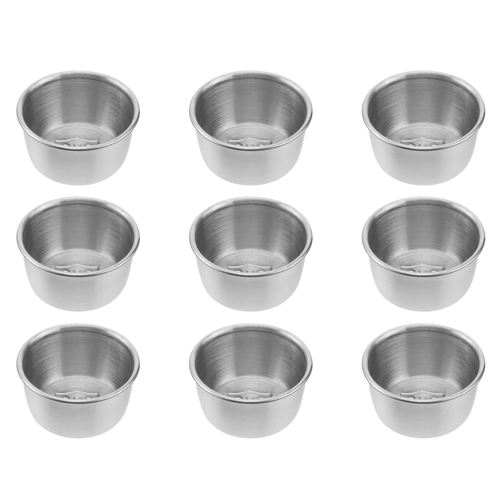 

Sauce Dish Cup Bowl Dipping Cups Condiment Container Ramekin Metal Side Soy Portion Dishes Plate Mini Dressing Steel Appetizer