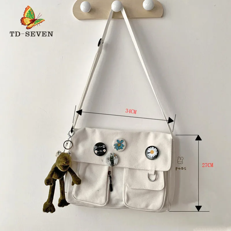 Холщовые сумки-мессенджеры для мужчин и женщин Мужская водонепроницаемая сумка