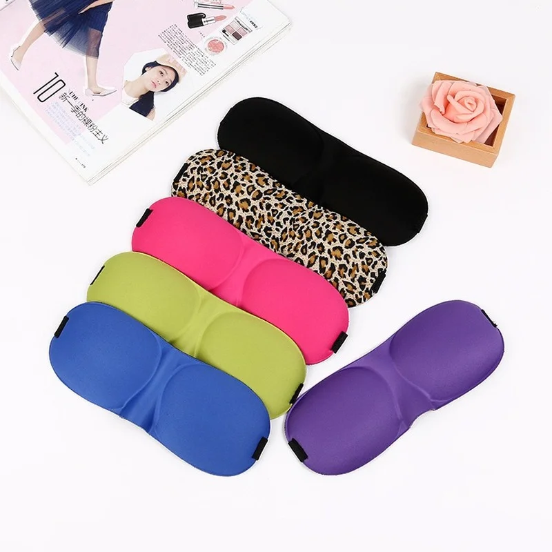 

1Pcs 3D Sleep Mask Natural Sleeping Eye Mask Eyeshade Cover Shade Eye Patch Women Men Soft Portable Blindfold Travel Eyepatch
