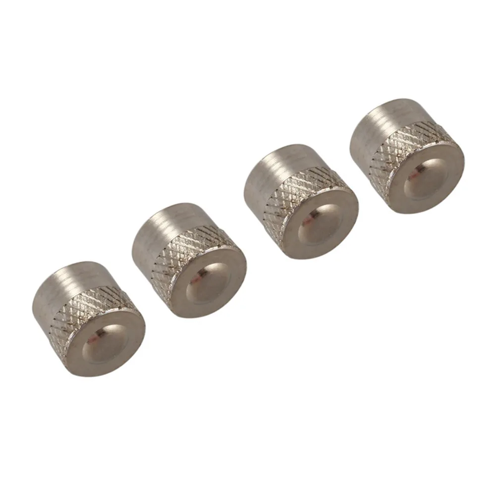 

4pcs Silver Dust Removal Sleeves Valve Core Dust Cap Protection Cover For BMW 36121120779 High Quality Car Accessories