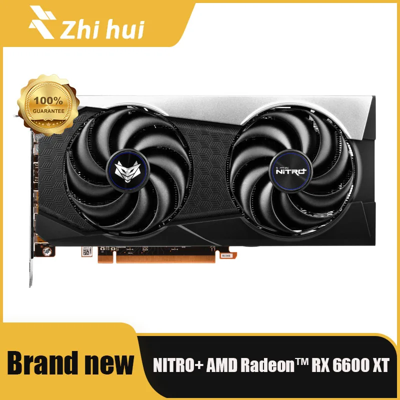 

Sapphire New RX 6600 XT 6600XT 8GB Graphics Card GPU Radeon RX6600 GDDR6 Video Cards Desktop PC AMD Computer Game
