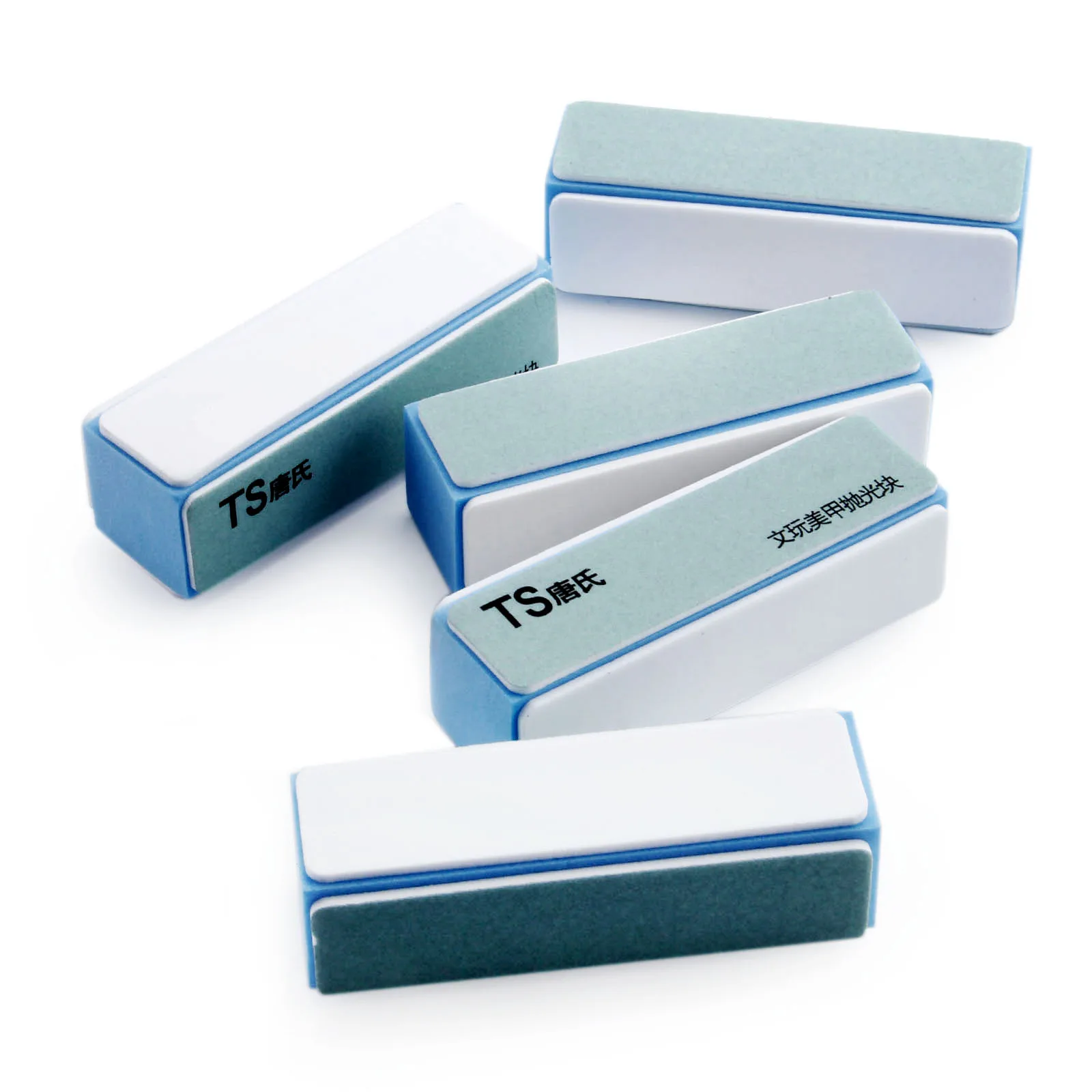 

5Pcs/lot 4-Sided Polishing Buffers Sanding Block Brush 4 Way Shine Handy Nail Art Tool Cuboid 1000/7000 Grit File/Remove Ridges
