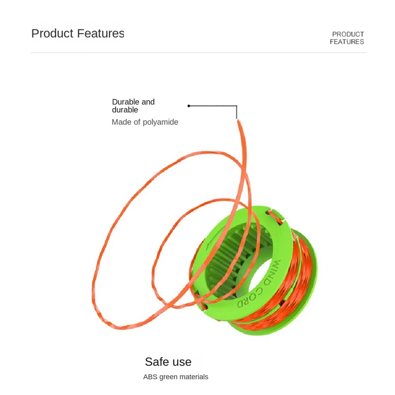 6 шт. аксессуары для каната подрезки травы веревка подвешивания эго сила + AS1300