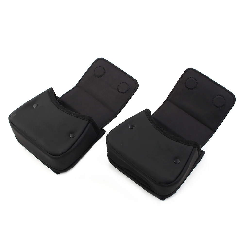 Черные карманные сумки для нижней двери обтекателя мотоцикла Harley Touring 1996-2013 Road