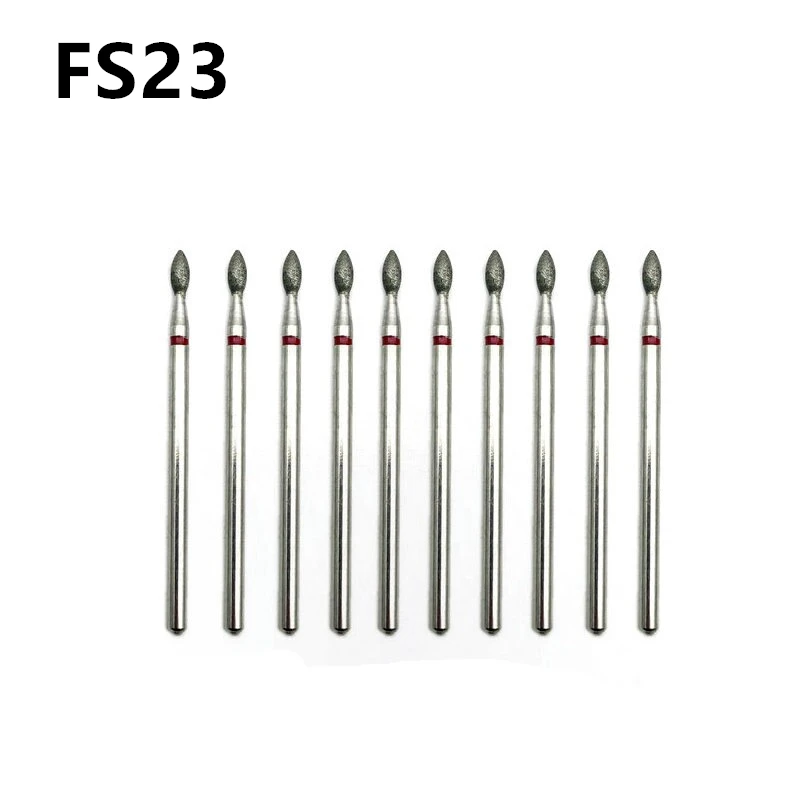 Алмазные фрезы для ногтей зубных алмазов 10 шт./кор. бриллиантовые сверла