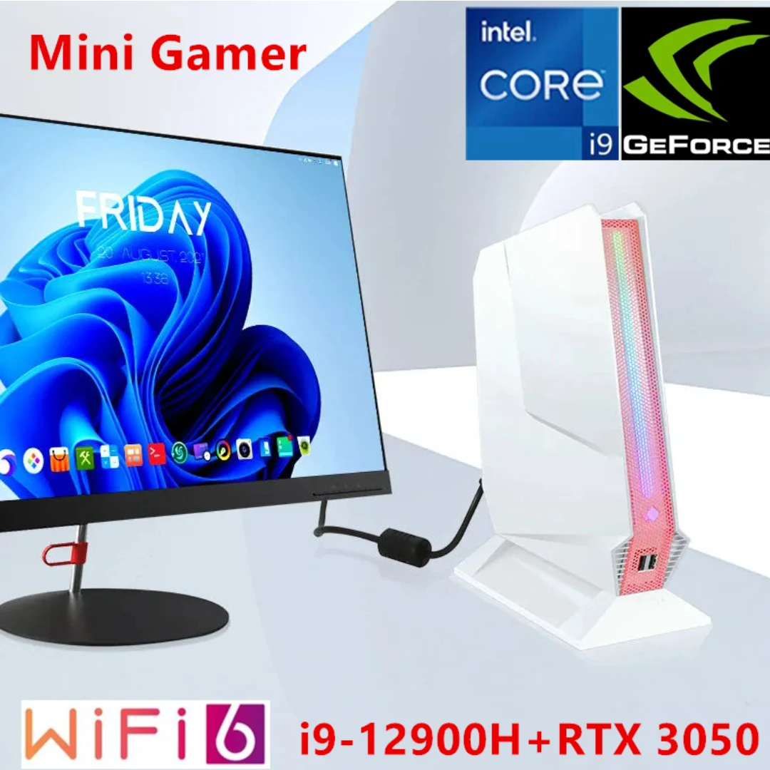 

Topton Mini PC Intel 12th Gen i9 12900H i7 12700H Up to 5.0GHz Mini Desktop Computers Windows 11 Pro Support 4K@60Hz for Gaming
