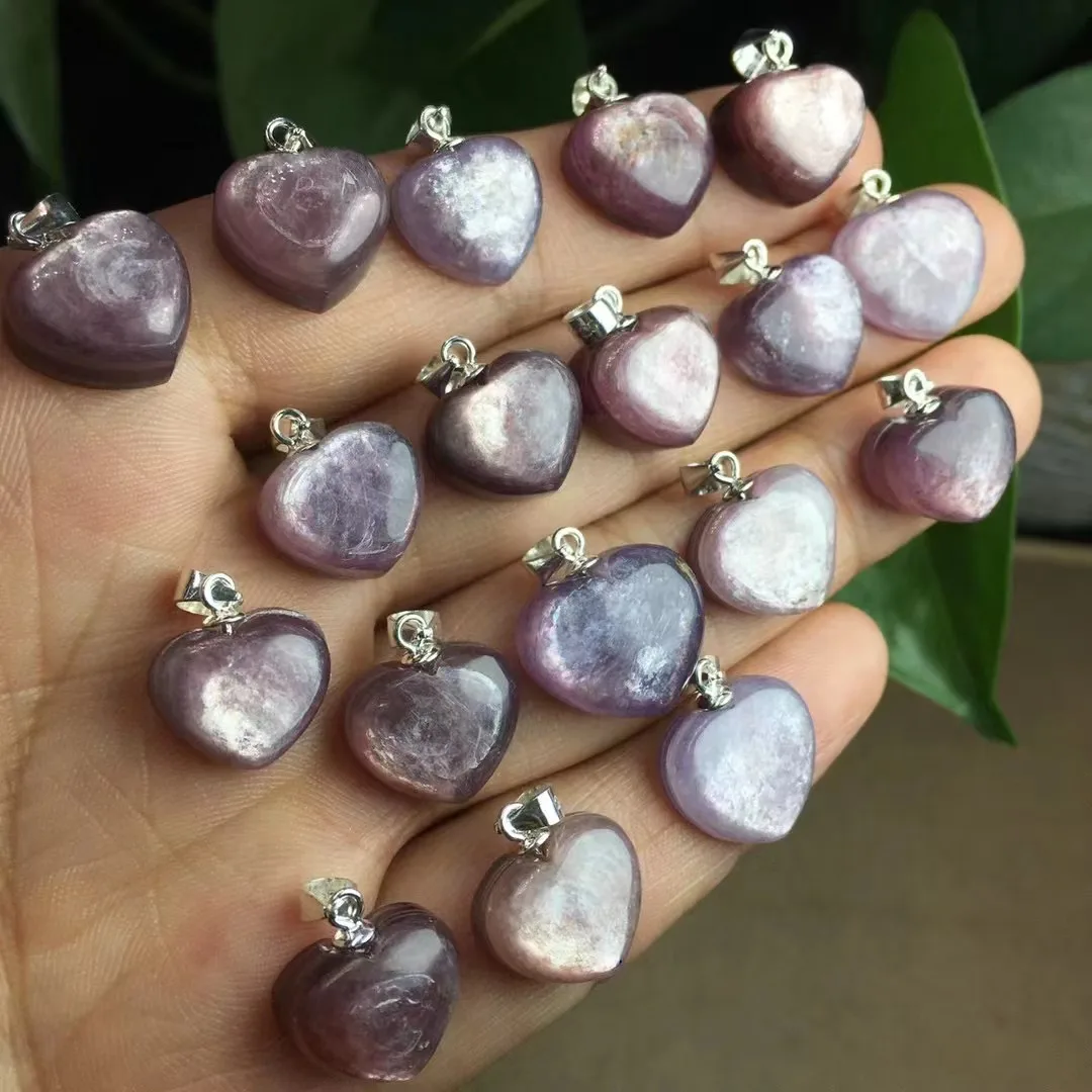 Цельный кулон из серебра 925 пробы в форме сердца