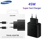 Зарядное устройство RYWER для Samsung, быстрое зарядное устройство 45 Вт, Тип C, Кабель-адаптер для Samsung GALAXY Note 10 20 S20 Plus S20 Ultra S21 A71 A80 A91