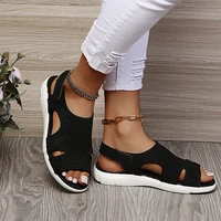 womens shoes 2022 summer new comfortable casual shoes flat shoes buckle ladies beach sandals large size sandalias de mujer
