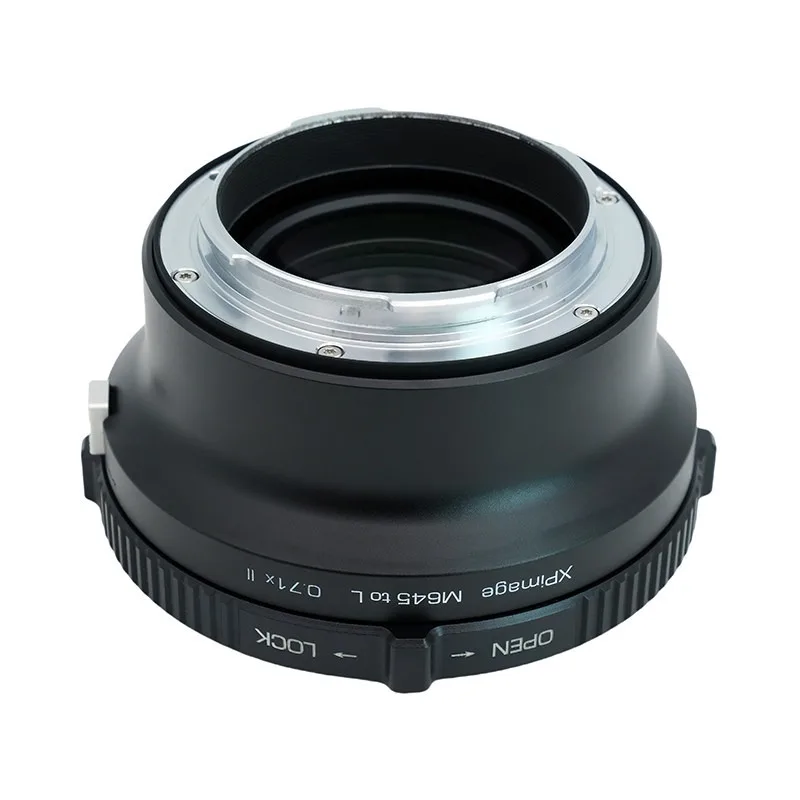 Фото XPimage M645-L 0.71 зум-адаптер с функцией блокировки для объектива Mamiya M645 на Leica L TL CL, Panasonic L S1K, Sigma FP №3