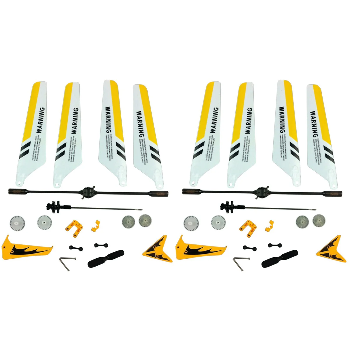 

2pcs A Set of Replacement Spare Parts, Blades, Tail Decorations, Tail Blade, Balance Bar, Connect Buckle, Inner Shaft for Syma