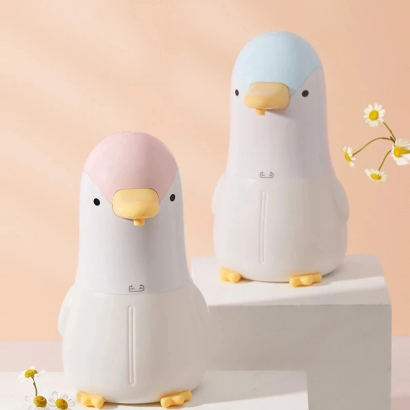 

Penguin cartoon automatic foam hand sanitizer machine household intelligent waterproof sensor soap dispenser
