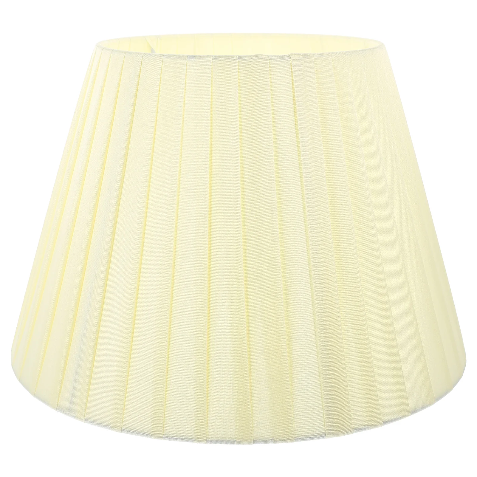 

Table Lamp Shade Fabric Light Cover Pleated Lamp Shade Bedside Floor Lamp Shade(E27/E14)
