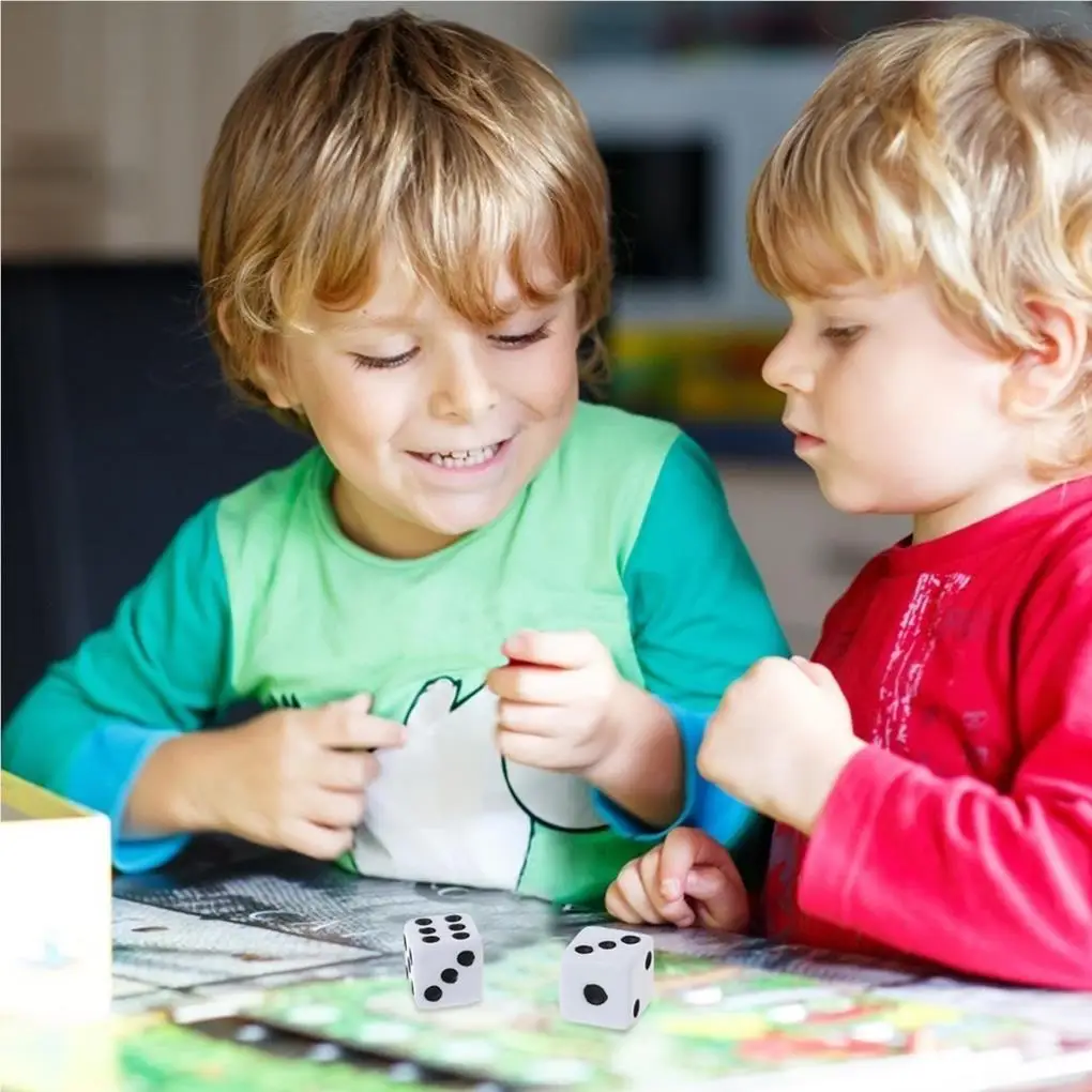 

10 шт., белые игральные кости