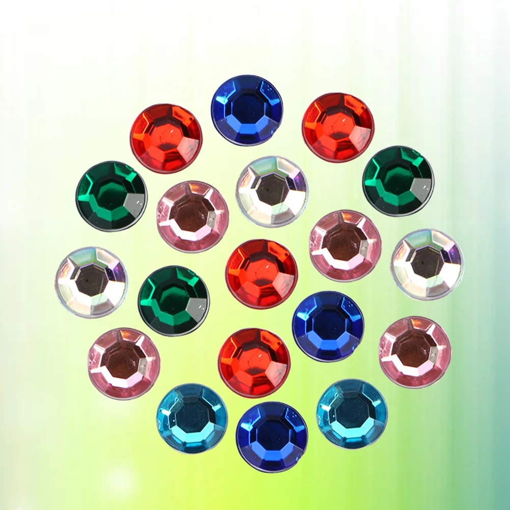 

10000pcs Acrylic Round 3D 4MM Flatback Gems for Clothing Nail Ipad Cell Phones Car Decor