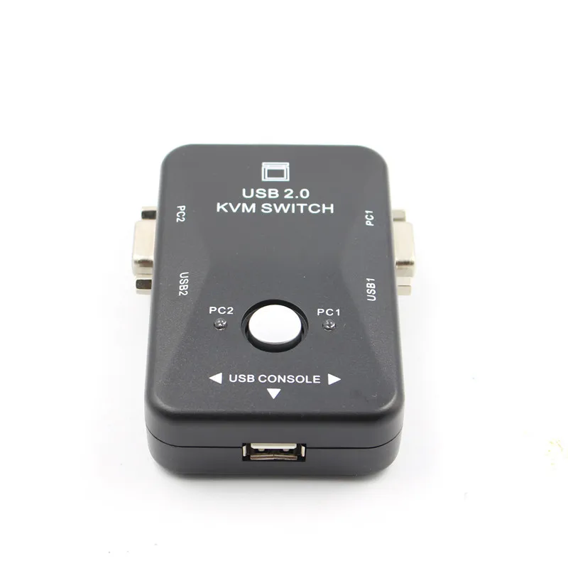 USB KVM-переключатель 2 порта VGA переключатель SVGA Box 0 KVM мышь клавиатуры 1920*1440 Vga